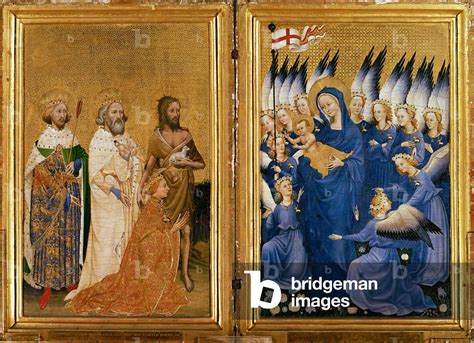 The Wilton Diptych：神秘的聖母與英王之夢